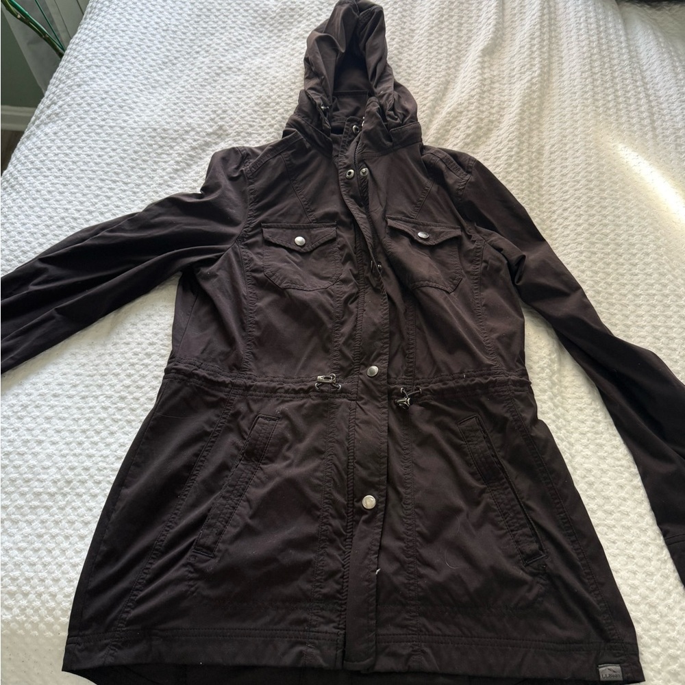 L.L. Bean Women's Brown Hooded Jacket